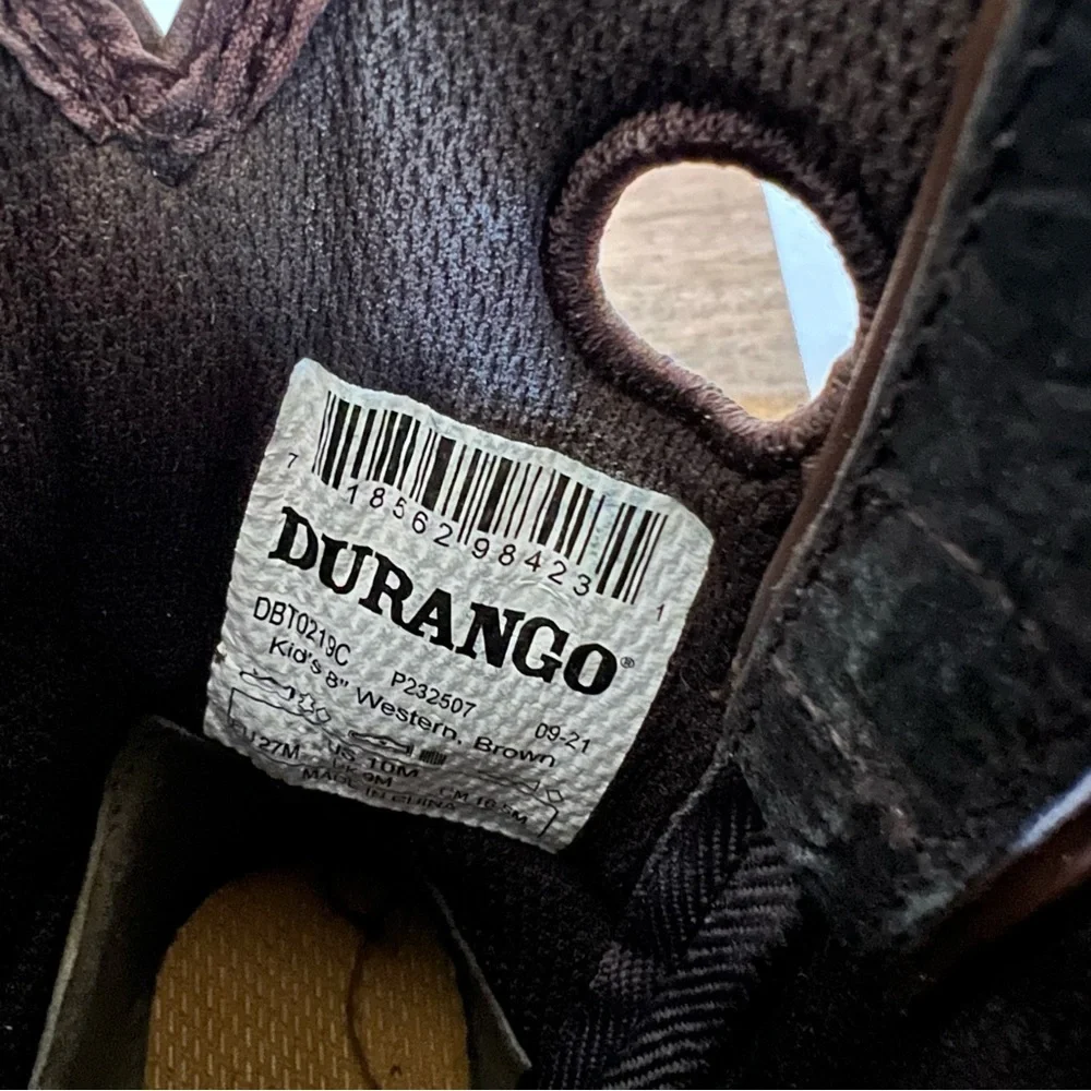Durango® Lil' Rebel Pro™ Little Kid's Brown Western Boot Size 10M